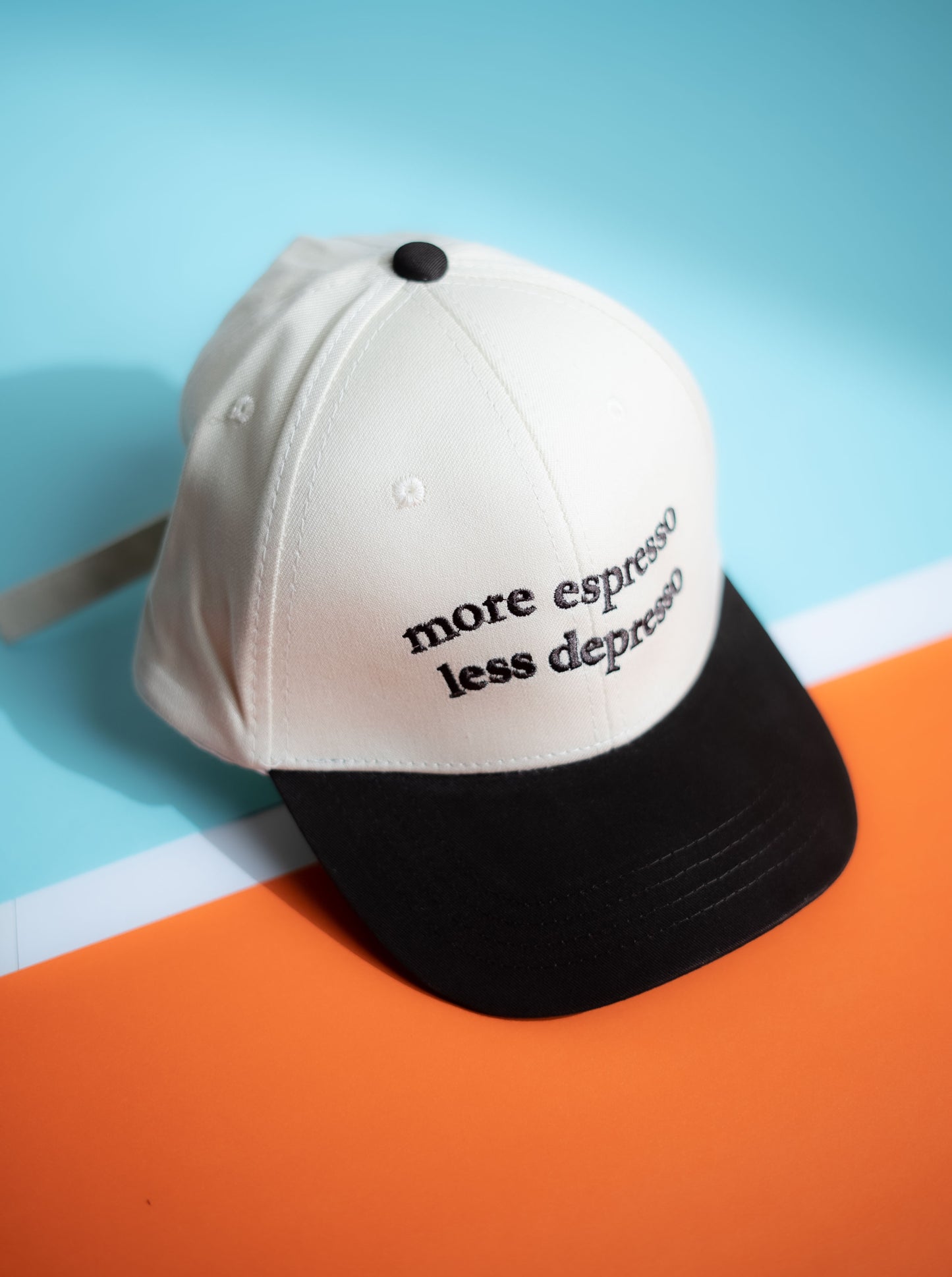Brown Two Tone Depresso Cap -PK38