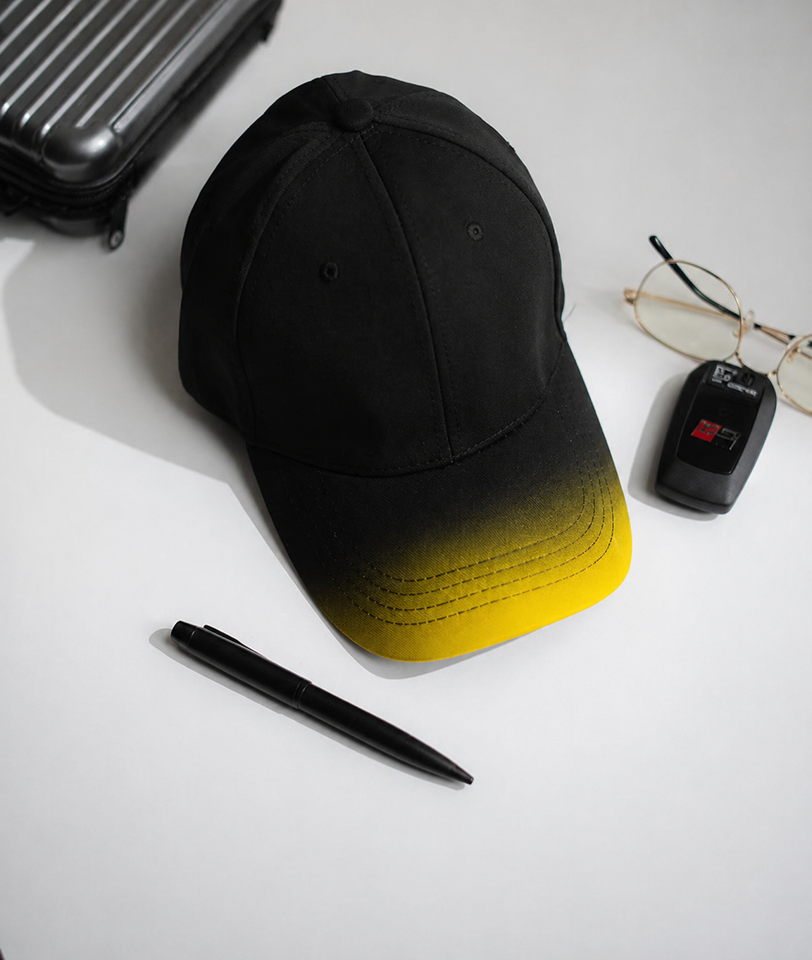Black Yellow Dye Cap -IMP167