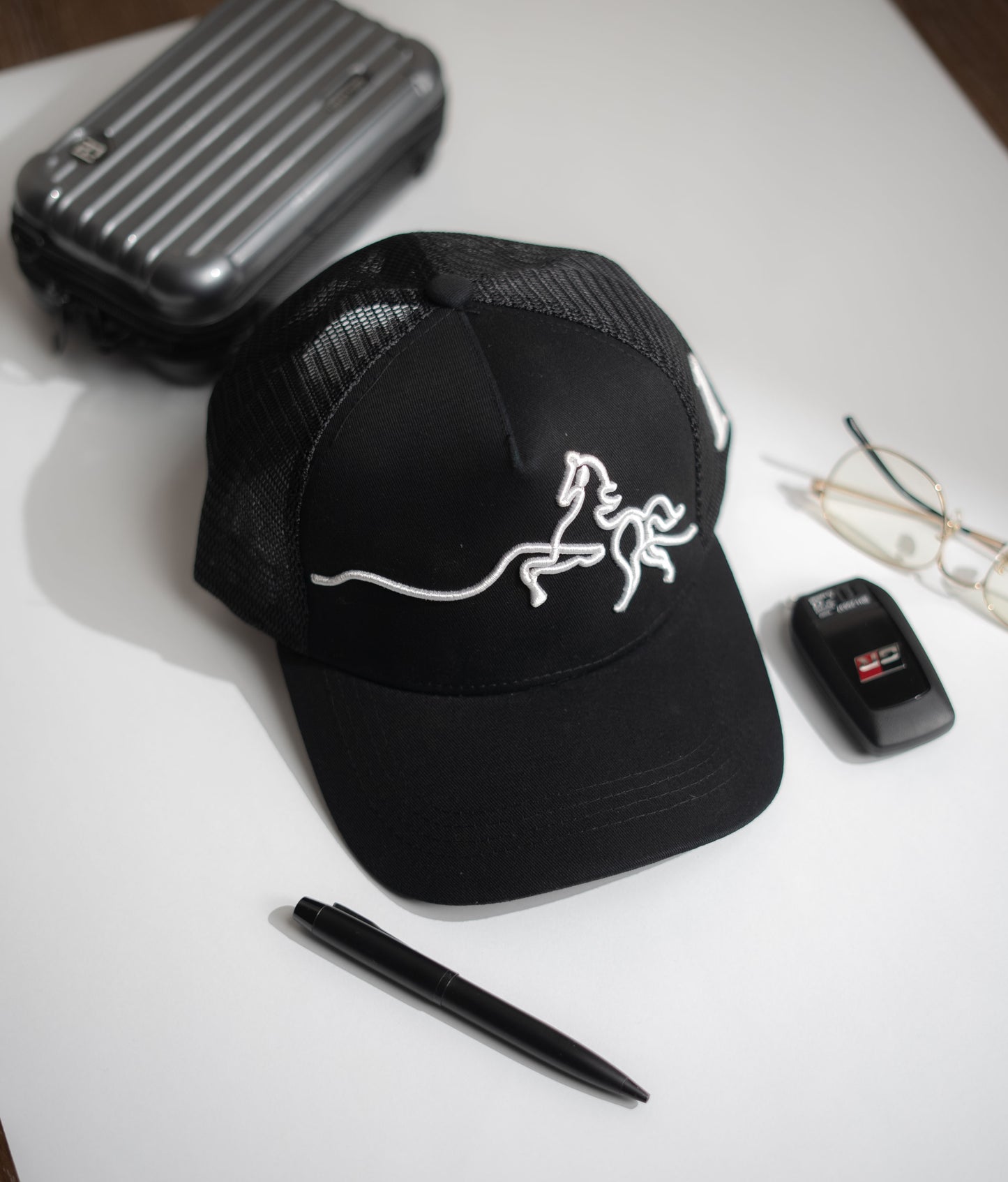 Black Horse Net Cap -IMP12