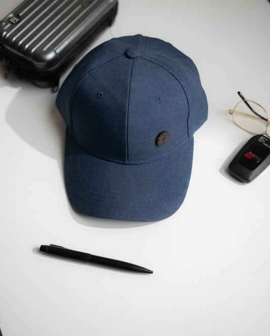 Navy Button Cap -IMP62