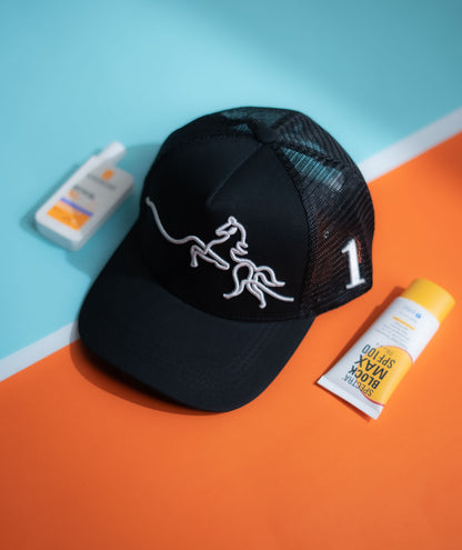 Black Horse Net Cap -IMP12