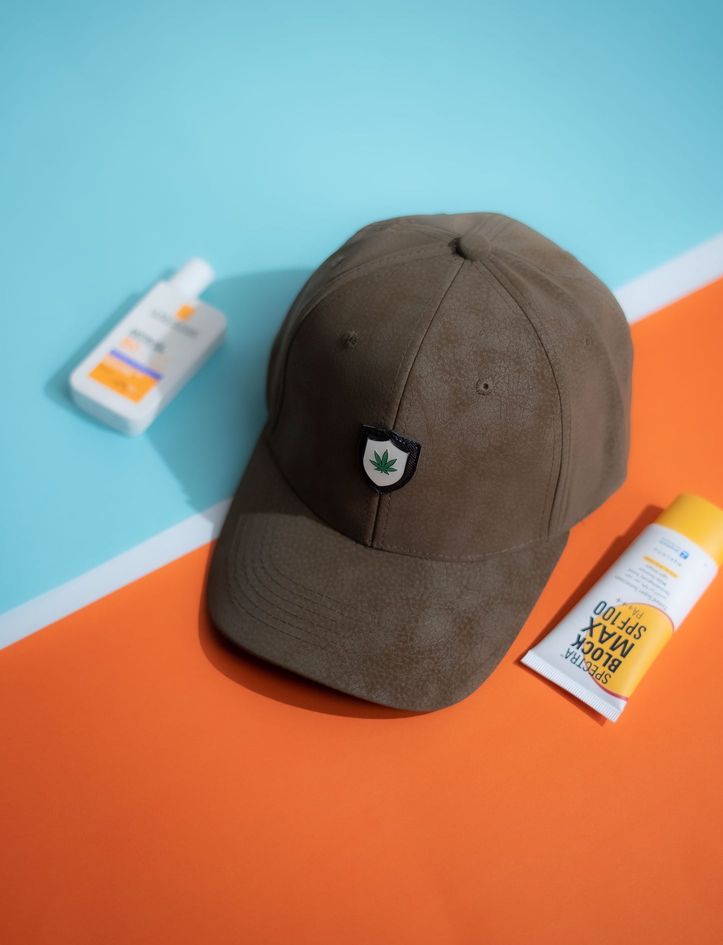 Light Brown Leave Cap -IMP17