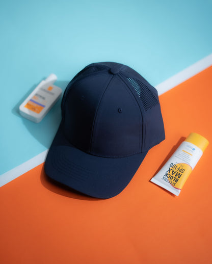 Navy Mesh Cap -IMP60