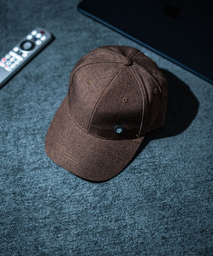 Brown Button Cap -IMP61