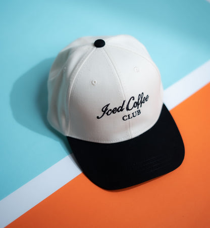 Black Two Tone Iced Coffee Cap -PK08