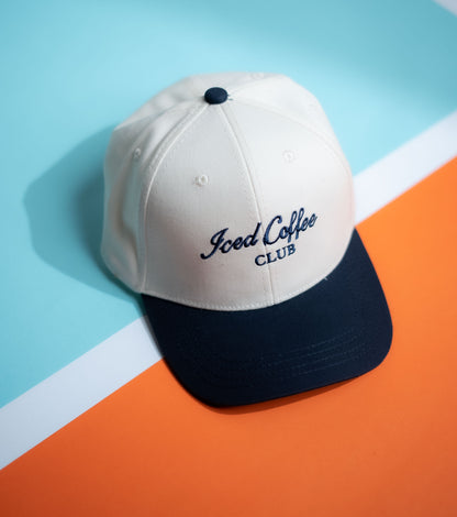 Blue Two Tone Iced Coffee Cap -PK11