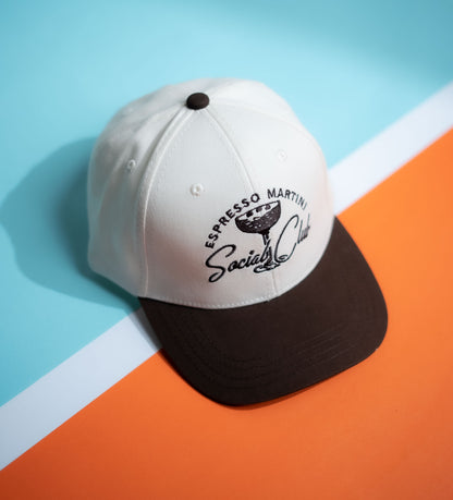 Brown Two Tone Social Club Cap -PK17