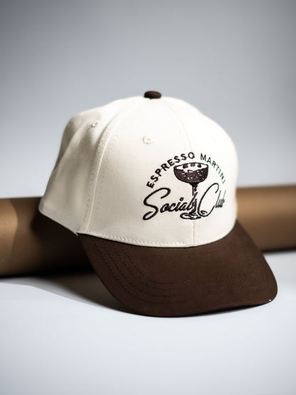 Brown Two Tone Social Club Cap -PK17