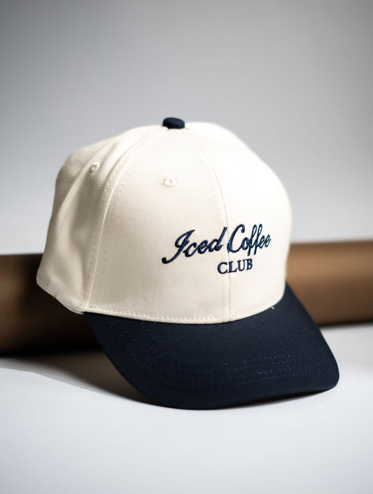 Blue Two Tone Iced Coffee Cap -PK11