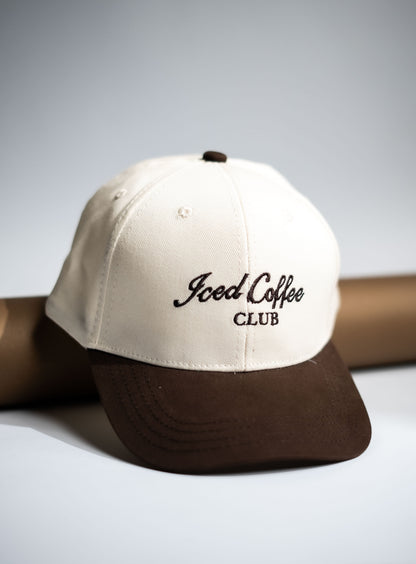 Brown Two Tone Iced Coffee Cap -PK09