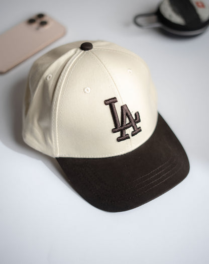 Brown Two Tone LA Cap -PK30