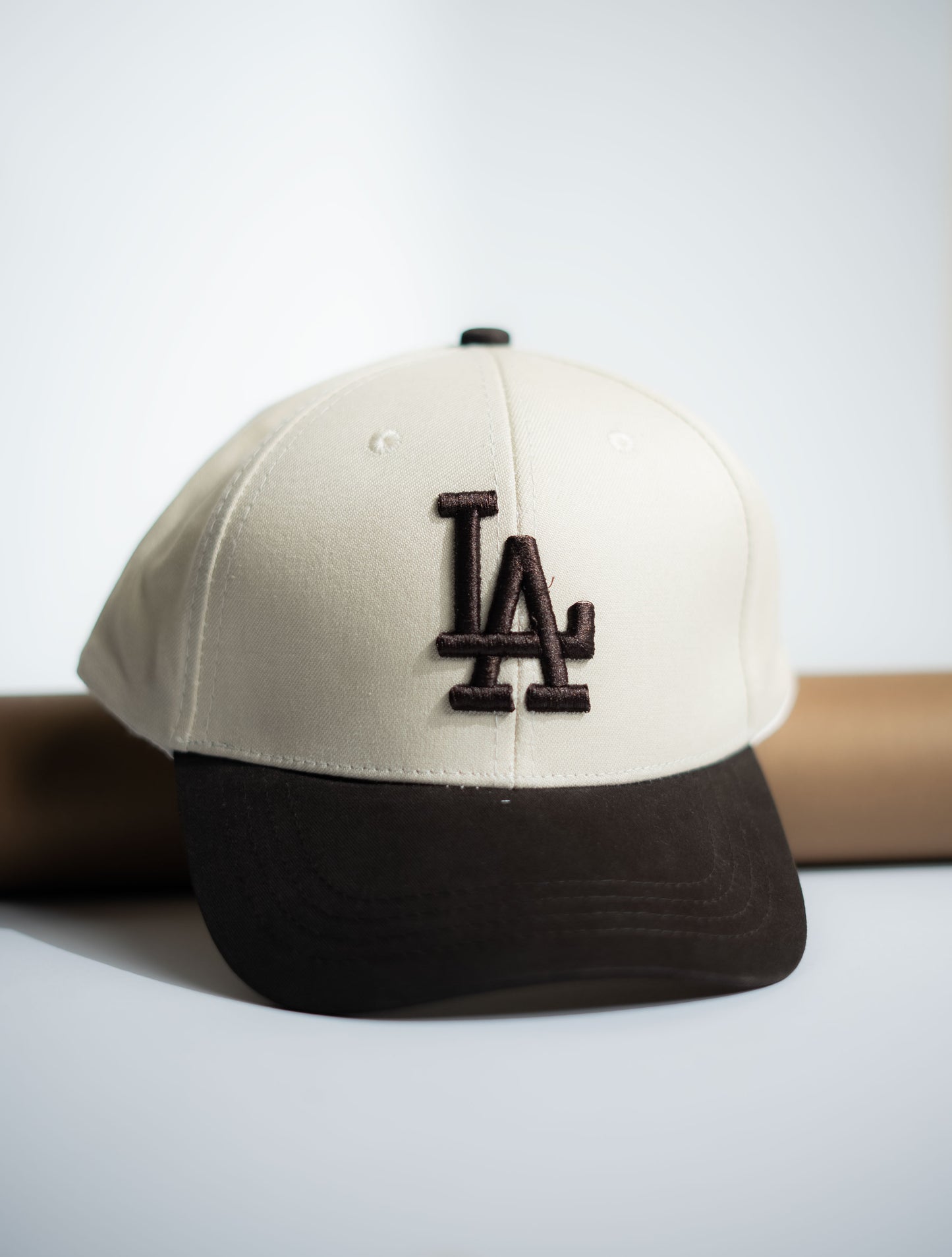 Brown Two Tone LA Cap -PK30