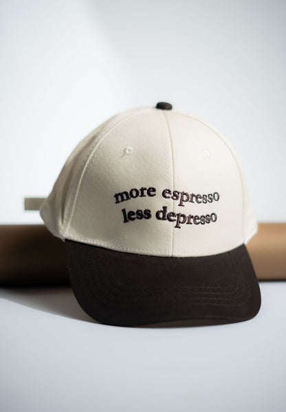 Brown Two Tone Depresso Cap -PK38