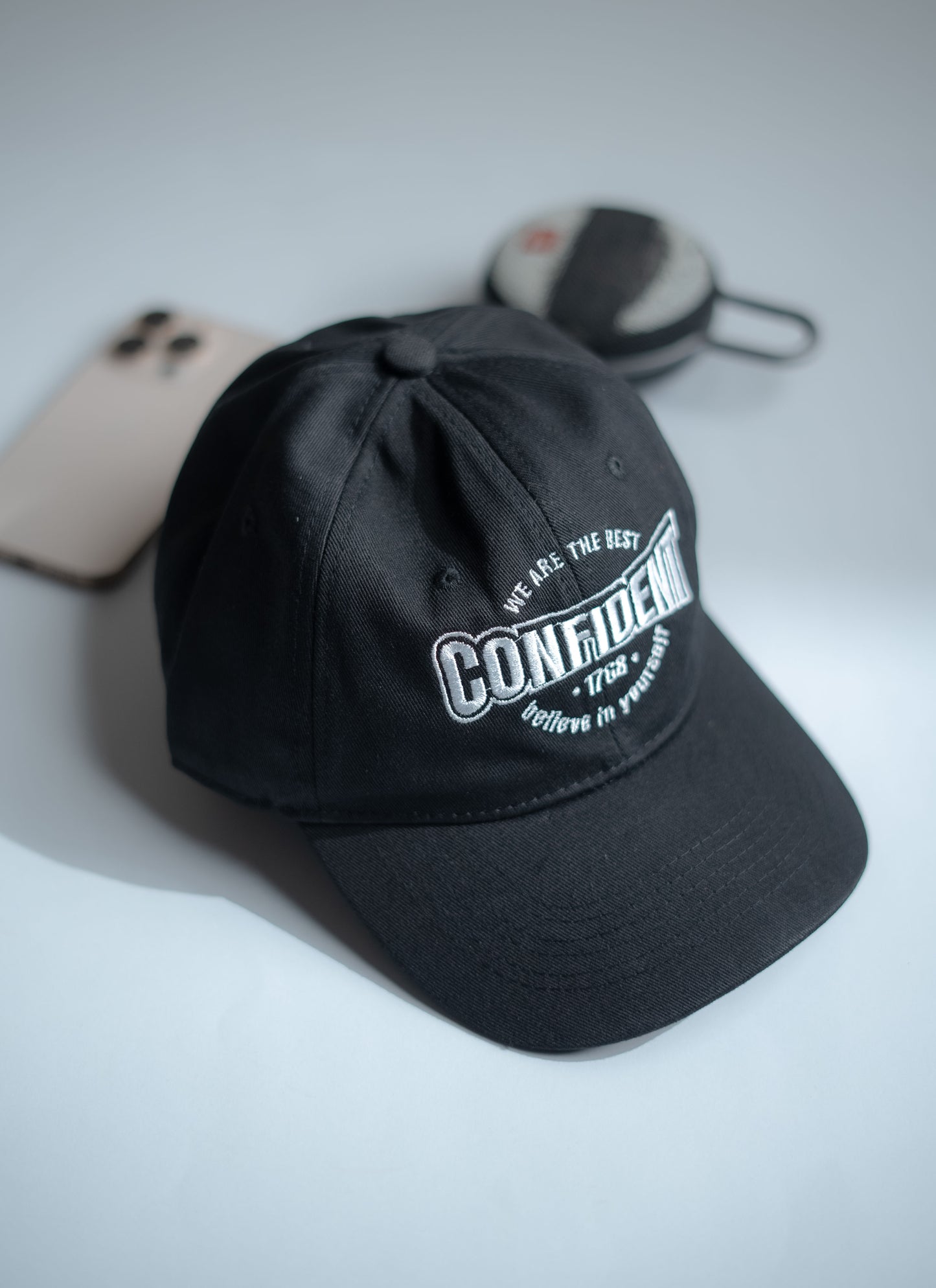 Black Confident Cap -IMP41