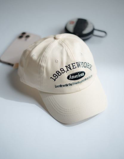 Biege New York Cap -IMP42