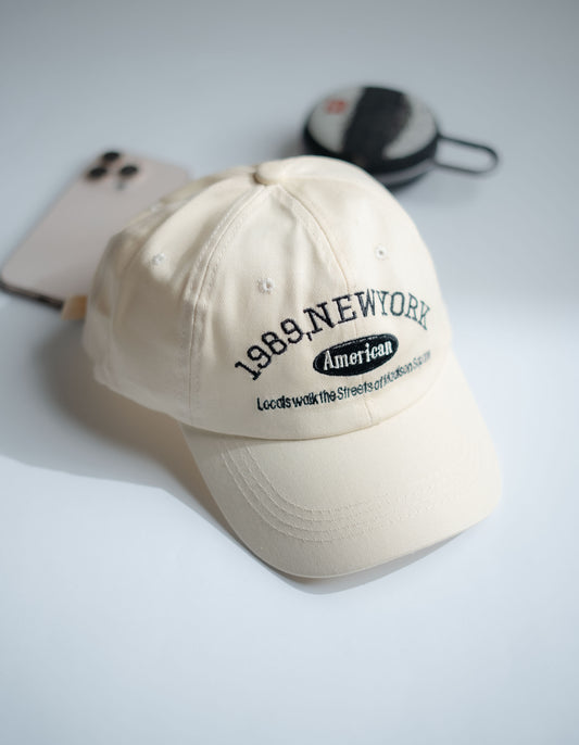 Biege New York Cap -IMP42