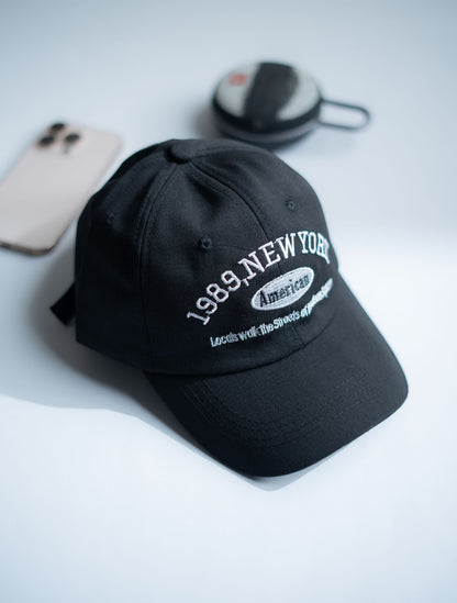 Black New York Cap -IMP47
