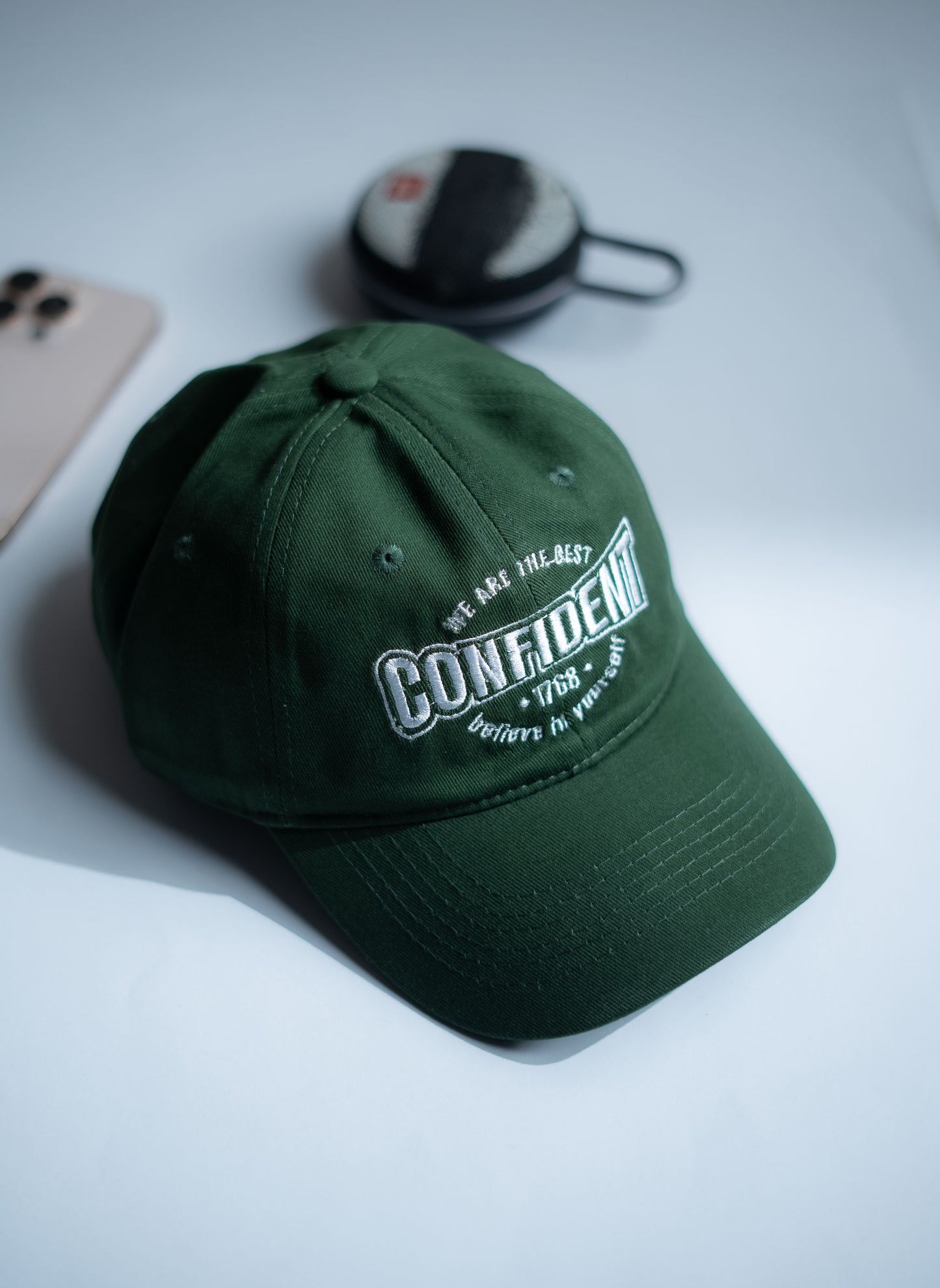 Green Confident Cap -IMP59