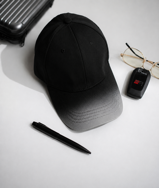 Black Grey Dye Cap -IMP64