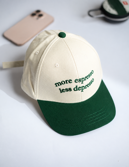 Green Two Tone Depresso Cap -PK380