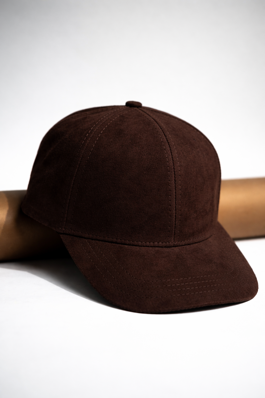 Brown Suede Cap -PK20