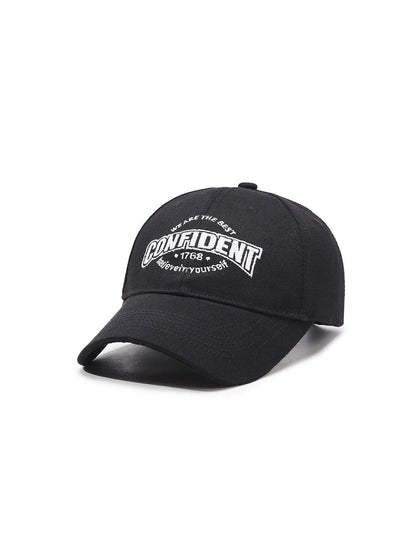 Black corduroy cap with embroidered text on a white background in Pakistan by Caps Nation