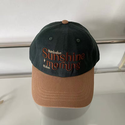 Cap with 'Nanbabe Sunshine morning' text on a white background in Pakistan by Caps Nation