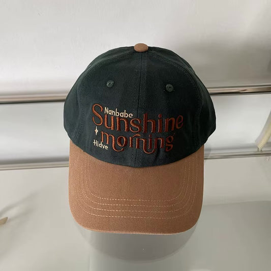 Cap with 'Nanbabe Sunshine morning' text on a white background in Pakistan by Caps Nation